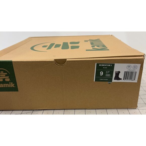 Kamik Women's Momentum 3 Waterproof Winter Boot Black Size 9 New~~~ - Picture 9 of 10